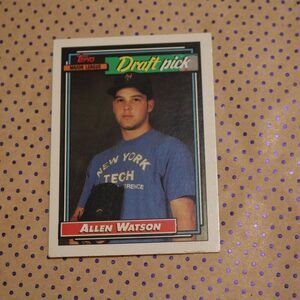 Allen Watson #654 Baseball Card